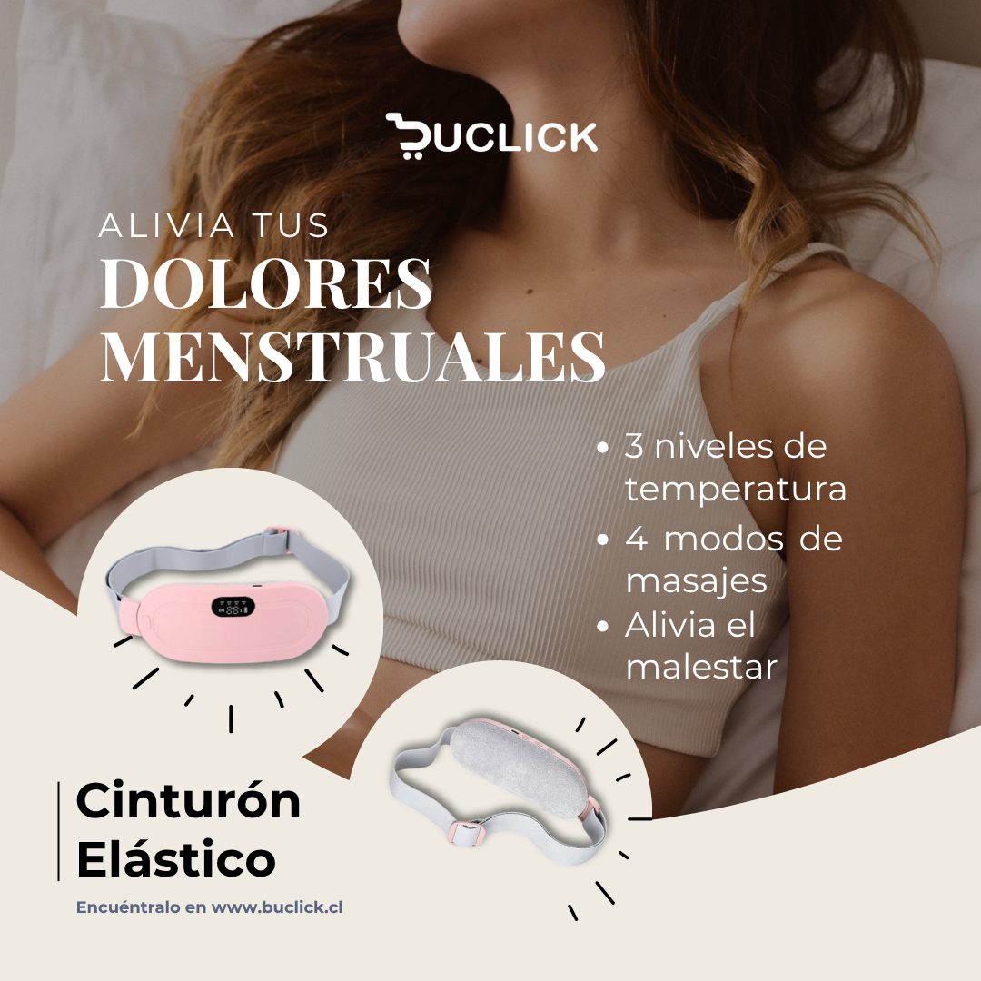 Cinturón Térmico Masajeador Dolor Menstrual
